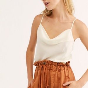 silk cowl cami